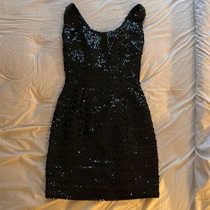 Vintage Sequin Dress Waist 26"